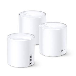 TP-Link DECO X60(3-PACK) siatkowy system wi-fi Dual-band (2.4 GHz/5 GHz) Wi-Fi 6 (802.11ax) Biały 2 Wewnętrzne TP-Link