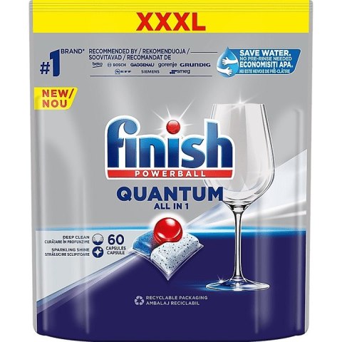 FINISH Kapsułki do zmywarki Finish Quantum All-in-1 Fresh (60)