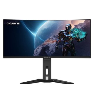 GIGABYTE MO34WQC monitor komputerowy 86,4 cm (34") 3440 x 1440 px Wide Quad HD OLED Czarny GIGABYTE