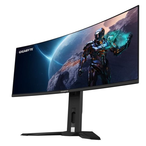 GIGABYTE MO34WQC monitor komputerowy 86,4 cm (34") 3440 x 1440 px Wide Quad HD OLED Czarny GIGABYTE