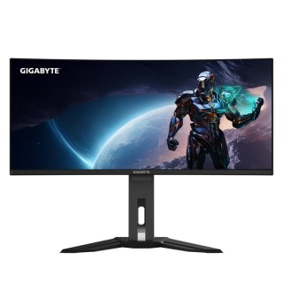 GIGABYTE MO34WQC2 monitor komputerowy 86,4 cm (34") 3440 x 1440 px Wide Quad HD OLED Czarny GIGABYTE