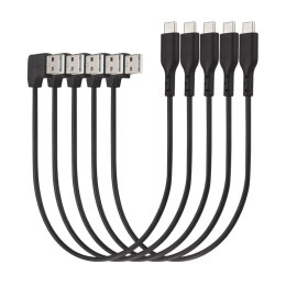 Kensington K65610WW kabel USB 0,327 m USB 2.0 USB A USB C Czarny Kensington