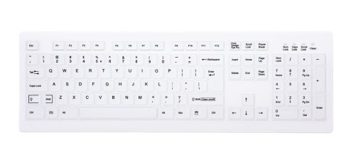 CHERRY AK-C8100F-FU1-W/US klawiatura RF Wireless QWERTY US English Biały CHERRY