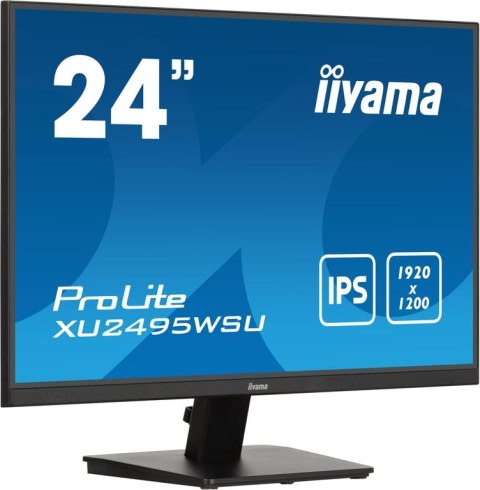 Iiyama ProLite XU2495WSU-B7 monitor komputerowy 61 cm (24") 1920 x 1200 px 4K Ultra HD LED Czarny Iiyama