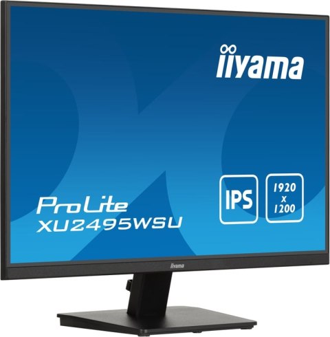 Iiyama ProLite XU2495WSU-B7 monitor komputerowy 61 cm (24") 1920 x 1200 px 4K Ultra HD LED Czarny Iiyama