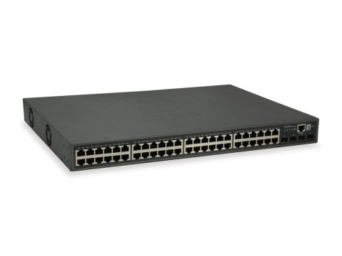 LevelOne GTP-5271 łącza sieciowe Zarządzany L3 Gigabit Ethernet (10/100/1000) Obsługa PoE Szary LevelOne