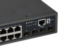 LevelOne GTP-5271 łącza sieciowe Zarządzany L3 Gigabit Ethernet (10/100/1000) Obsługa PoE Szary LevelOne