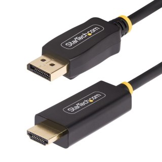 StarTech 3F-DP-HDMI-4K60-HDR adapter kablowy 1 m DisplayPort HDMI Typu A (Standard) Czarny StarTech.com