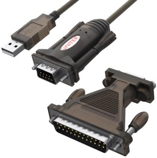 Unitek Y-105A konw. USB 1xRS-232 z adap.DB9F/DB25M UNITEK