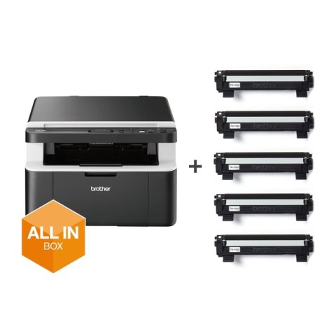 Brother DCP-1612WVB drukarka wielofunkcyjna Laser A4 2400 x 600 DPI 20 stron/min Wi-Fi Brother