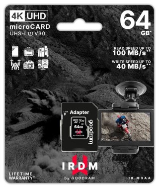 Goodram IRDM 64 GB MicroSDXC UHS-I Klasa 10 Goodram