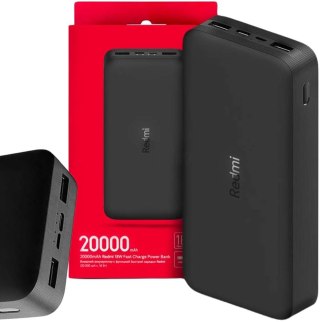 Powerbank Xiaomi 20000mAh Redmi 18W FastCharge Czarny XIAOMI