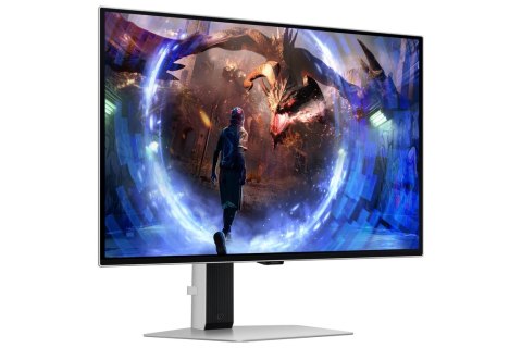 Samsung Odyssey G6 G60SD monitor komputerowy 68,6 cm (27") 2560 x 1440 px Quad HD OLED Srebrny Samsung