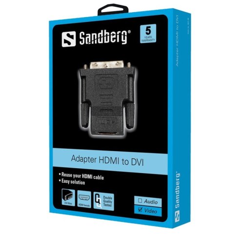 Sandberg Adapter DVI-M - HDMI-F Sandberg