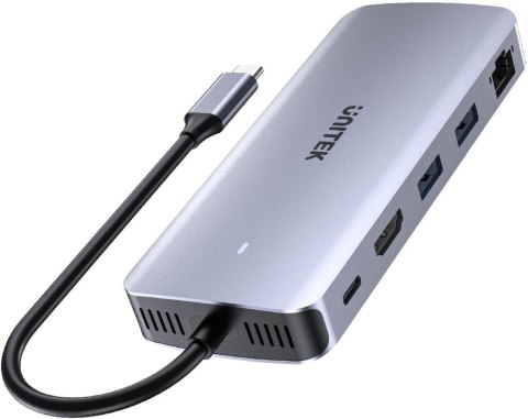 Unitek D1120A01 Aktywny Hub USB-C 10 Gbps, Obudowa na dysk M.2, HDMI UNITEK