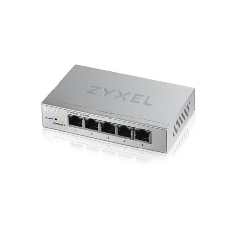 Zyxel GS1200-5 Zarządzany Gigabit Ethernet (10/100/1000) Srebrny Zyxel