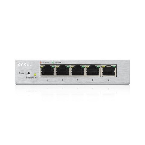 Zyxel GS1200-5 Zarządzany Gigabit Ethernet (10/100/1000) Srebrny Zyxel