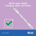 CLUB3D CAC-3001 kabel USB USB4 Gen 3x2 2 m USB C CLUB3D