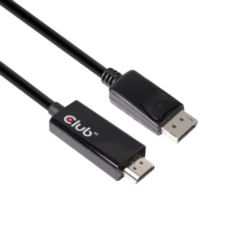 CLUB3D DisplayPort 1.4 to HDMI 2.0b HDR Cable Male/Male 2m/6.56 ft. CLUB3D