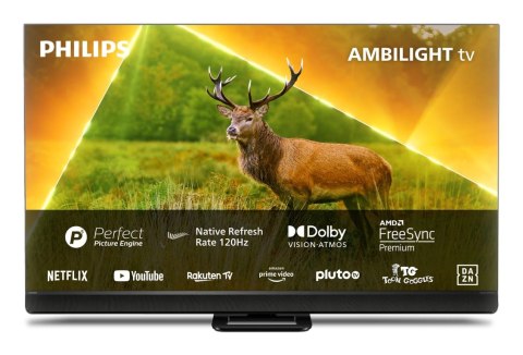 Philips 55PML9308/12 AMBILIGHT tv, Ultra HD MiniLED, Ambilight 3, Smart TV, P5 Perfect Picture Engine, B&W Frontsound 139,7 cm ( Philips