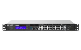 QNAP QGD-1602 Zarządzany L2 Gigabit Ethernet (10/100/1000) 1U Czarny, Szary QNAP