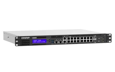 QNAP QGD-1602 Zarządzany L2 Gigabit Ethernet (10/100/1000) 1U Czarny, Szary QNAP