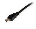 StarTech USB2HABMY6 kabel USB 1,8 m USB 2.0 Mini-USB B 2 x USB A Czarny, Czerwony StarTech.com