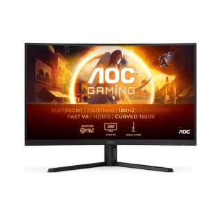 AOC G4 CQ32G4VE monitor komputerowy 81,3 cm (32") 2560 x 1440 px Quad HD LCD Czarny, Szary AOC