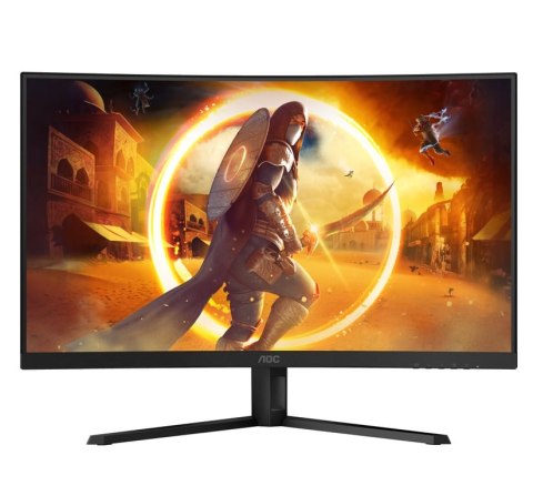 AOC G4 CQ32G4VE monitor komputerowy 81,3 cm (32") 2560 x 1440 px Quad HD LCD Czarny, Szary AOC