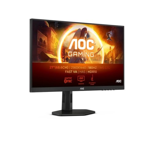 AOC G4 Q27G4XN monitor komputerowy 68,6 cm (27") 2560 x 1440 px Quad HD LCD Czarny, Szary AOC