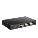 D-Link DGS-1100-24V2 łącza sieciowe Zarządzany L2 Gigabit Ethernet (10/100/1000) 1U Czarny D-Link