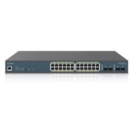 EnGenius EWS7928FP-FIT łącza sieciowe Zarządzany L2/L3 Gigabit Ethernet (10/100/1000) Obsługa PoE Szary EnGenius