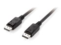 Equip 119332 kabel DisplayPort 2 m Czarny Equip