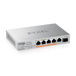 Zyxel XMG-105HP Nie zarządzany 2.5G Ethernet (100/1000/2500) Obsługa PoE Srebrny Zyxel