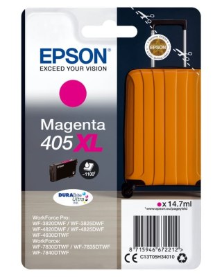 Epson 405XL DURABrite Ultra Ink nabój z tuszem 1 szt. Oryginalny Wysoka (XL) wydajność Purpurowy Epson