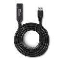 Lindy 43375 kabel USB USB 3.2 Gen 1 (3.1 Gen 1) 20 m USB A Czarny Lindy