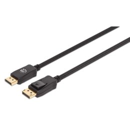 Manhattan 353625 kabel DisplayPort 3 m Czarny Manhattan