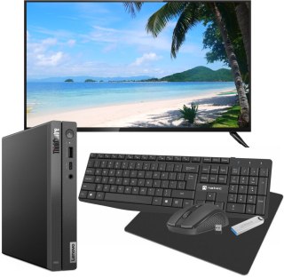 Zestaw do monitoringu stacja robocza Lenovo ThinkCentre Neo 50q Tiny plus Monitor 43" Win11 Pro LENOVO