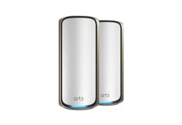 NETGEAR Orbi 970 Series Quad-Band WiFi 7, 2-Pack Quad-band (2.4 GHz / 5 GHz-1 / 5 GHz-2 / 6 GHz) Wi-Fi 6 (802.11ax) Szary 3 Wewn NETGEAR