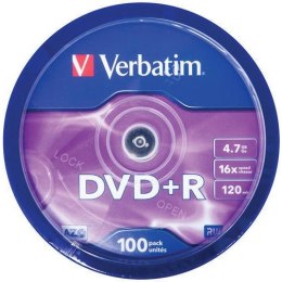 Verbatim PŁYTY VERBATIM DVD+R CAKE (100)