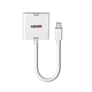 Lindy 38317 adapter kablowy 0,16 m Mini DisplayPort VGA (D-Sub) Biały Lindy