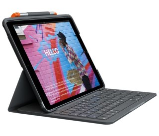 Logitech Slim Folio Grafitowy Bluetooth QWERTZ Niemiecki Logitech