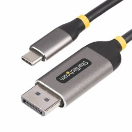 StarTech 142-USBC-DP-8K-10F adapter kablowy 3 m USB Type-C DisplayPort Czarny, Szary StarTech.com