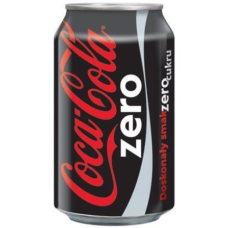 COCA COLA COCA COLA ZERO 0.33 L PUSZKA