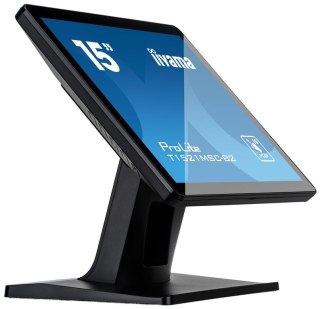 Iiyama ProLite T1521MSC-B2 monitor komputerowy 38,1 cm (15") 1024 x 768 px XGA LED Ekran dotykowy Blad Czarny Iiyama