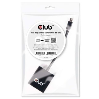 CLUB3D Mini DisplayPort 1.2 to HDMI 2.0 UHD Active Adapter CLUB3D