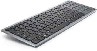 DELL KB740 klawiatura RF Wireless + Bluetooth QWERTY Amerykański międzynarodowy Szary, Czarny DELL