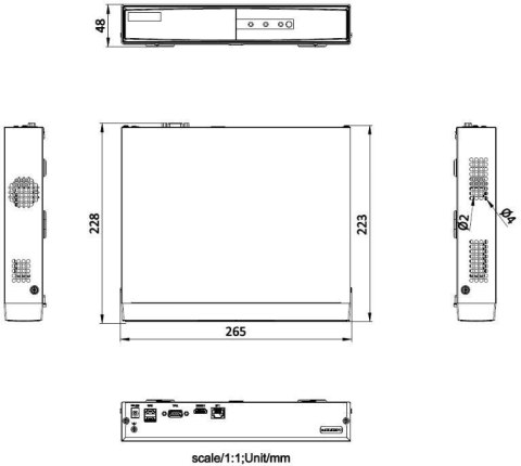 Rejestrator IP HikVision DS-7108NI-Q1/M (D) HIKVISION