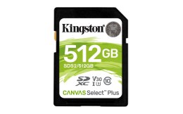 Kingston Technology Canvas Select Plus 512 GB SDXC UHS-I Klasa 10 Kingston Technology