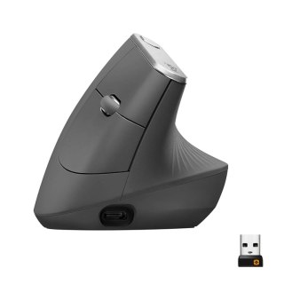 Logitech MX Vertical myszka Po prawej stronie RF Wireless + Bluetooth Optyczny 4000 DPI Logitech